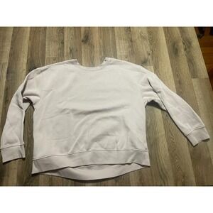 Athletic Works Sweater, Women's Size Large, Brown, Pullover Crewneck Long Sleeve